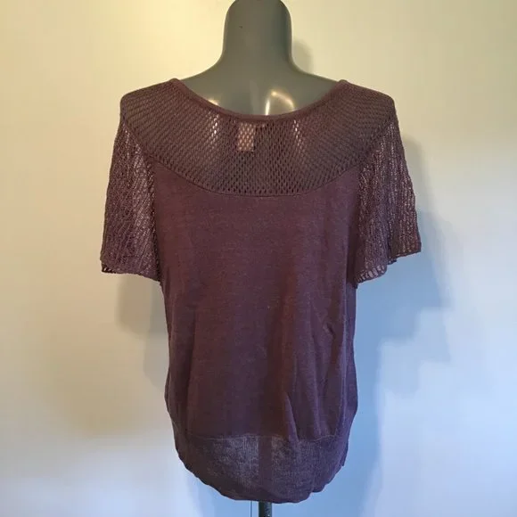 White + Warren Linen Short Sleeve Top Size S - Picture 5 of 15